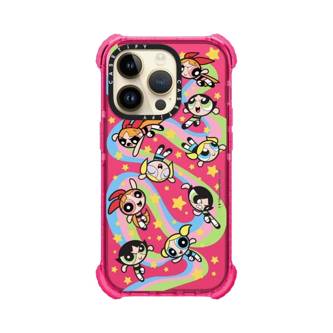 케이스티파이 x 파워퍼프걸 아이폰 메들리 울트라 임팩트 범퍼 케이스 반투명 버블검(Casetify x The Powerpuff Girls iPhone Medley Ultra Impact Bumper Case Sheer Bubblegum) - 4