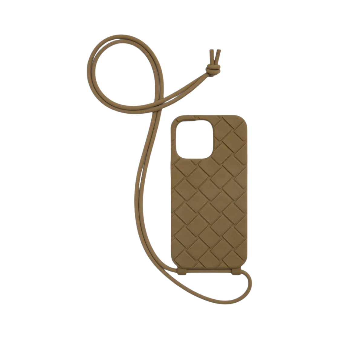 보테가 베네타 아이폰 14 프로 맥스 케이스 온 스트랩 머드(Bottega Veneta iPhone 14 Pro Max Case On Strap Mud)