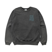 Thevinylhouse Bleach Logo Sweatshirt Charcoal