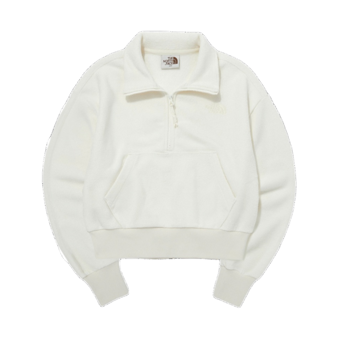 NM5MQ30K (W) The North Face White Label Terry Half Zip Sweatshirt Cream