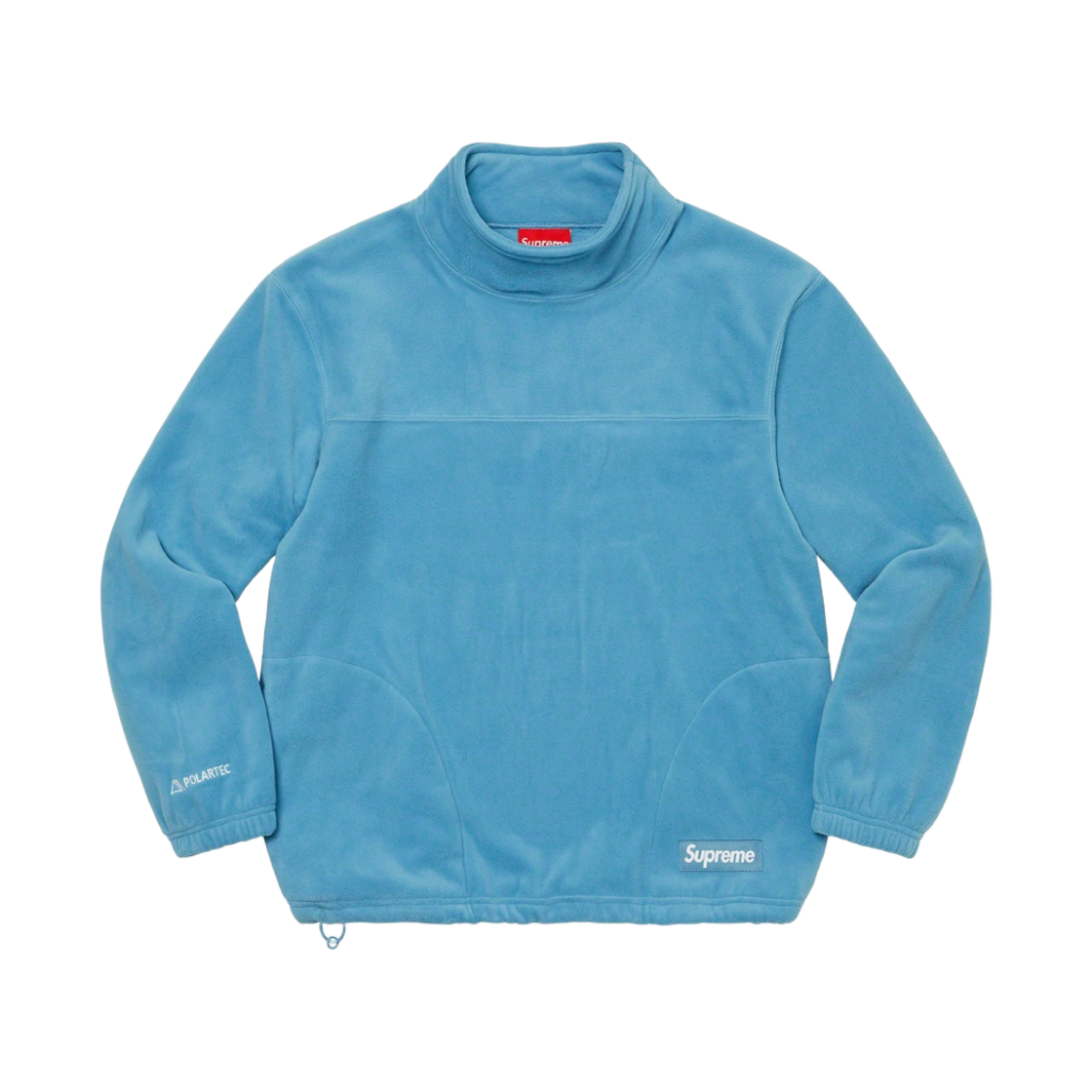 슈프림 폴라텍 모크넥 풀오버 더스티 틸 - 22FW