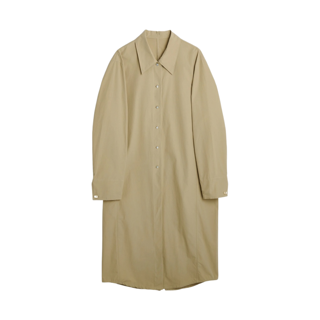 (W) 아워레가시 웰딩 셔츠 드레스 카키 험블 코튼((W) Our Legacy Welding Shirt Dress Khaki Humble Cotton) - 1
