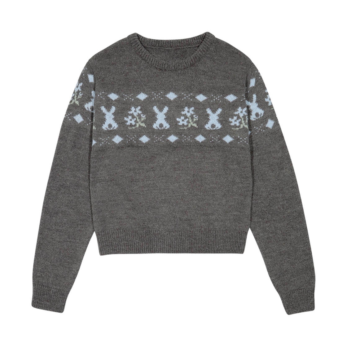 마가린핑거스 래빗 울 스웨터 그레이