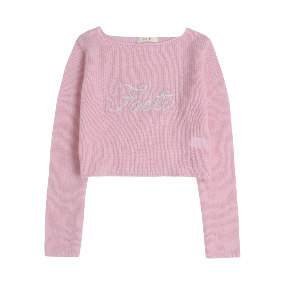 FOETO_245 FOETO Kidding Kidmohair Knit Pink