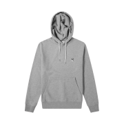 Maison Kitsune Grey Fox Head Patch Classic Hoodie Grey Melange