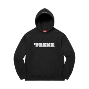 Supreme Preme Hooded Sweatshirt Black - 22FW