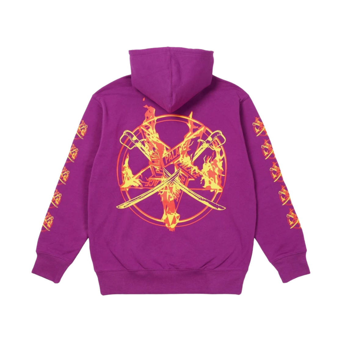팔라스 플레임드 후드 플럼 - 21FW(Palace Flamed Hood Plum - 21FW) - 1