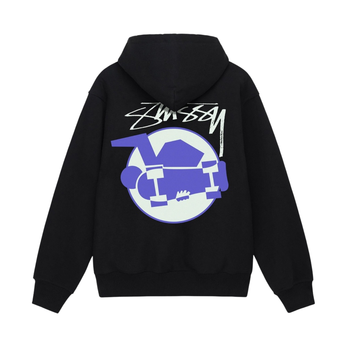 스투시 스케이트맨 후드 블랙(Stussy Skateman Hoodie Black) - 1