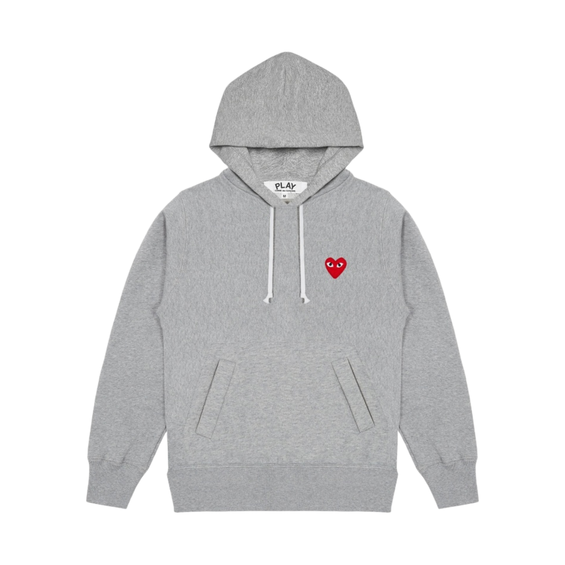 플레이 꼼데가르송 후드 스웨트셔츠 그레이(Play Comme des Garcons Hooded Sweatshirt Grey)