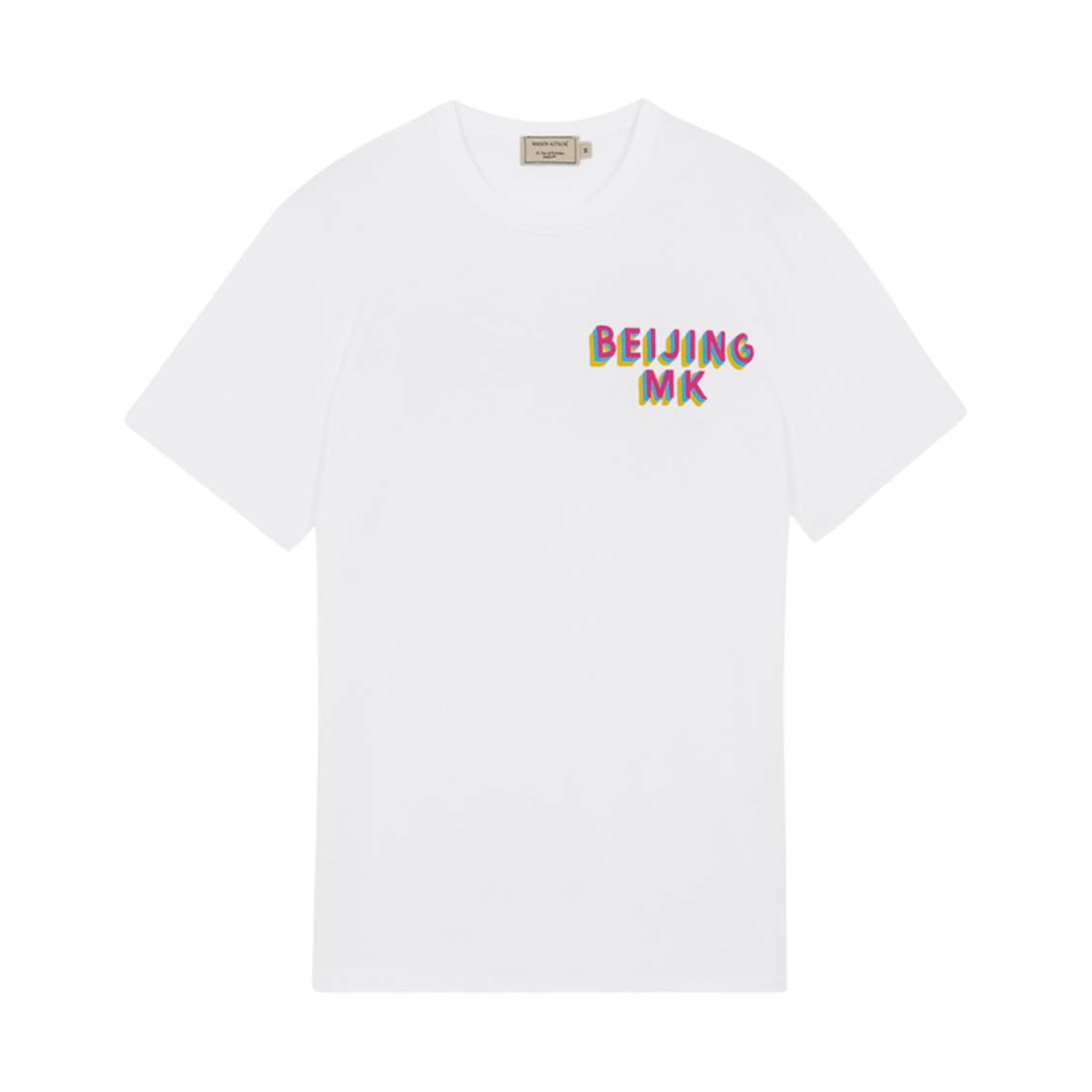 메종 키츠네 베이징 벤 클레베이 클래식 티셔츠 화이트(Maison Kitsune Beijing Ben Klevay Classic T-Shirt White) - 2