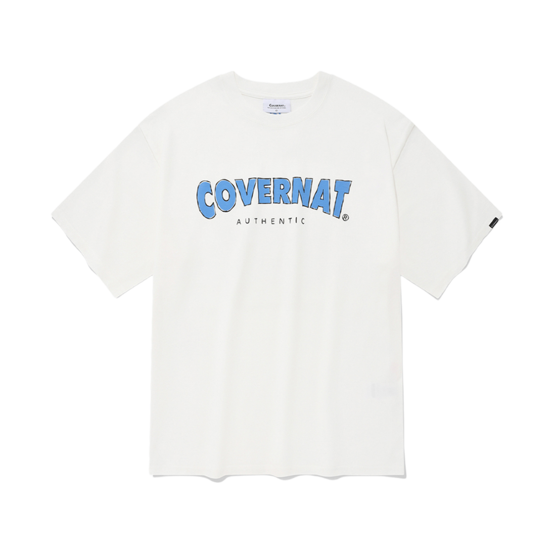 커버낫 드로잉 로고 티셔츠 화이트(Covernat Drawing Logo T-Shirts White) - 1