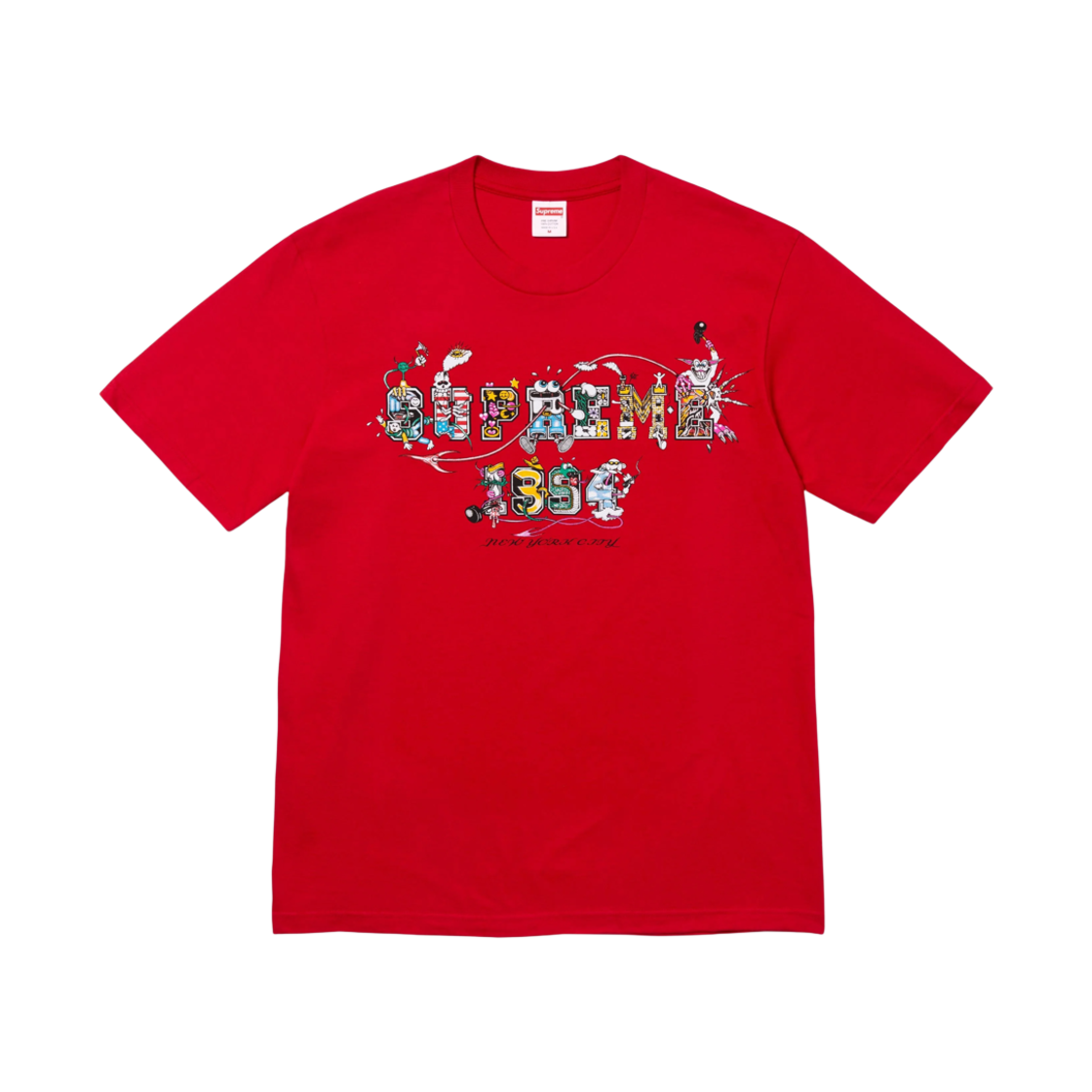 - Supreme Varsity T-Shirt Red - 24SS