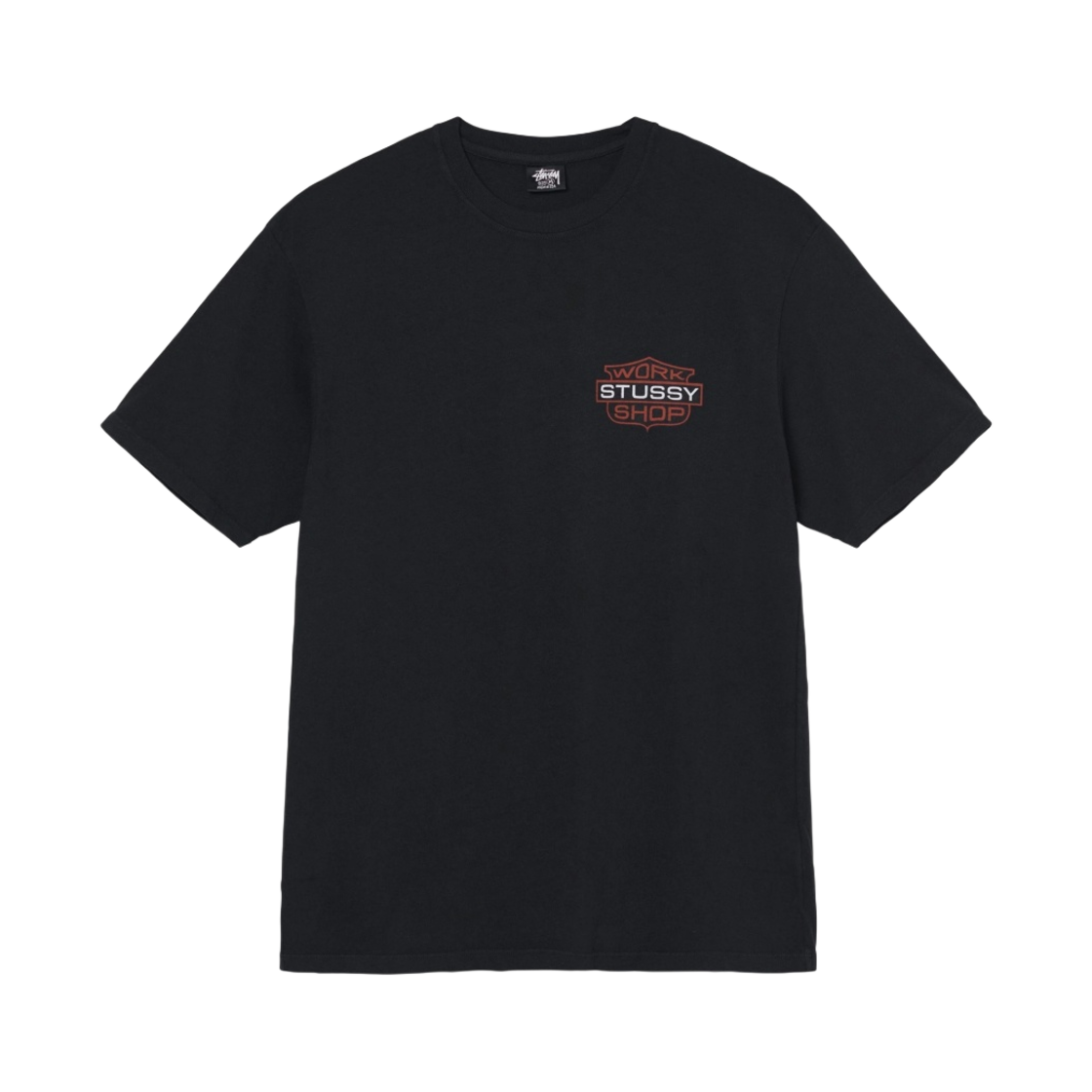 스투시 x 아워레가시 배지 티셔츠 블랙(Stussy x Our Legacy Badge T-Shirt Black) - 2