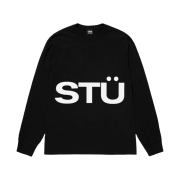 Stussy All Caps LS T-Shirt Black