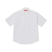 Supreme Loose Fit S/S Oxford Shirt White - 24SS