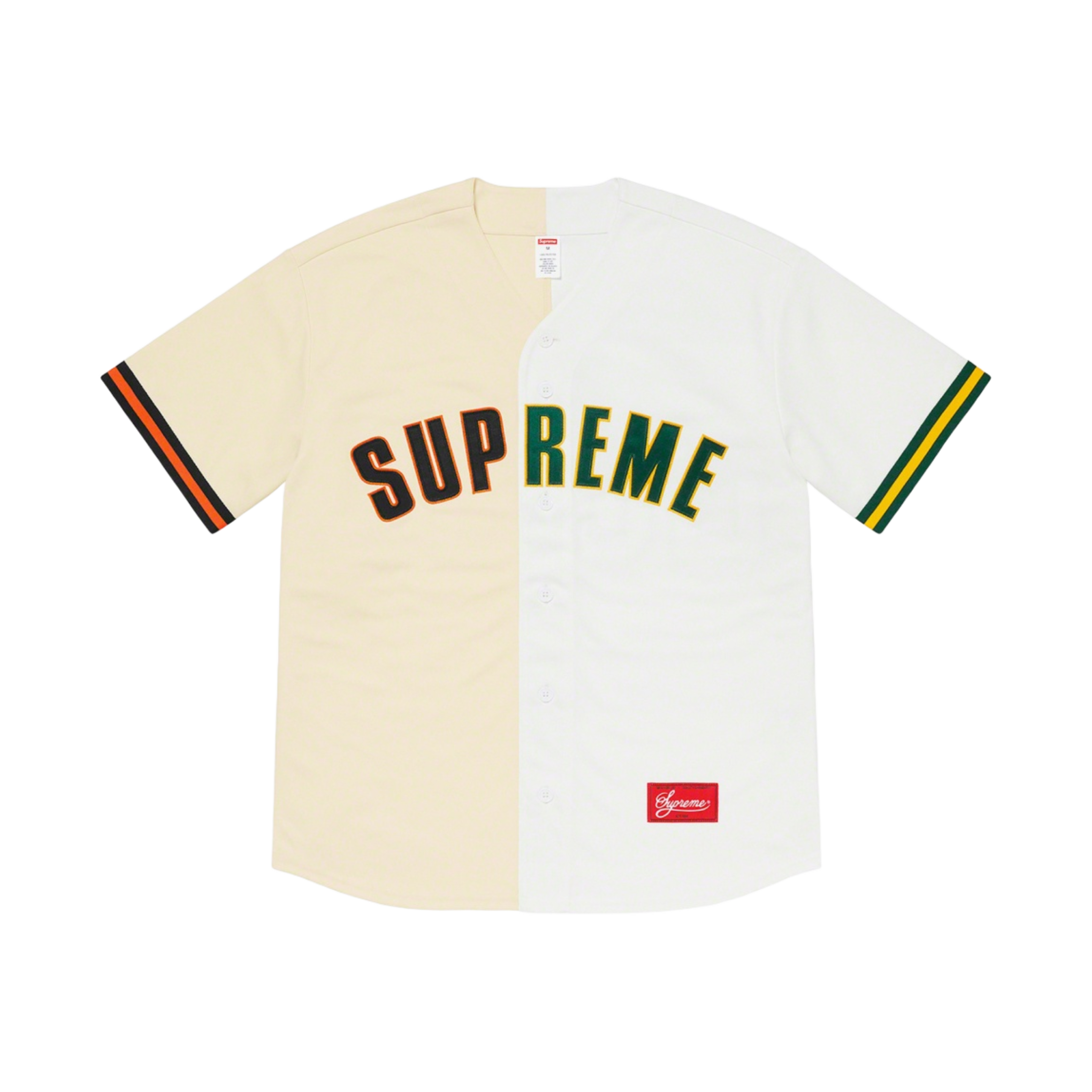 슈프림 돈 헤이트 베이스볼 저지 내츄럴 - 21SS(Supreme Don't Hate Baseball Jersey Natural - 21SS)