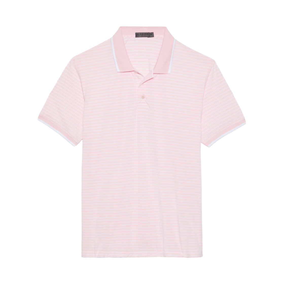 G4MS21K04 G/Fore Perforated Stripe Polo Blush
