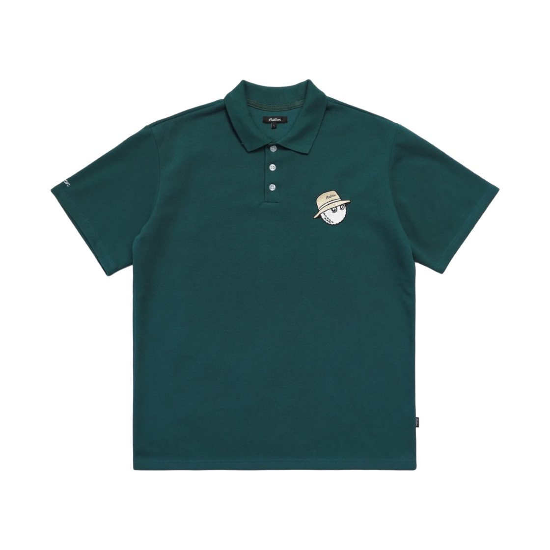 - Malbon Golf Caddy Cooper Polo Green - 대표 이미지 #1