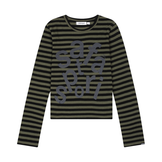 トップス SAFARISPOT 1/2 Ticketing Stripe Border TICKETING STRIPE BORDER HOODIE (GREY) - safarispot | 60