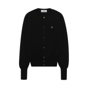 Vivienne Westwood Orb Logo Cardigan Black