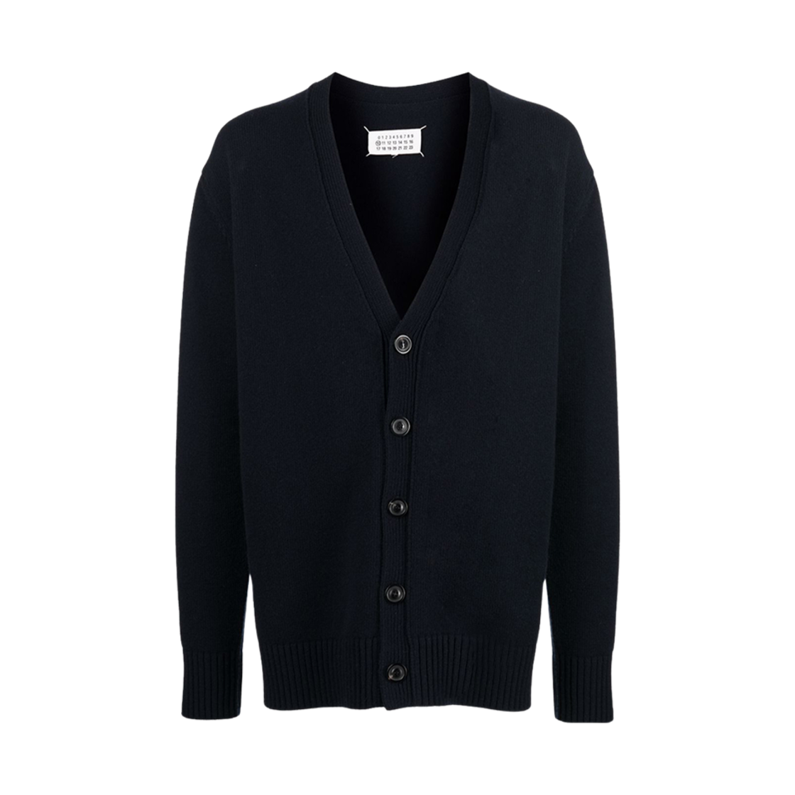 S50HA1058S17993511 Maison Margiela Wool Sweater Navy