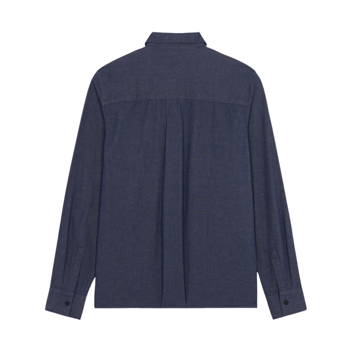 메종 키츠네 카페 샴브레이 셔츠 네이비(Maison Kitsune Cafe Chambray Shirt Navy) - 2