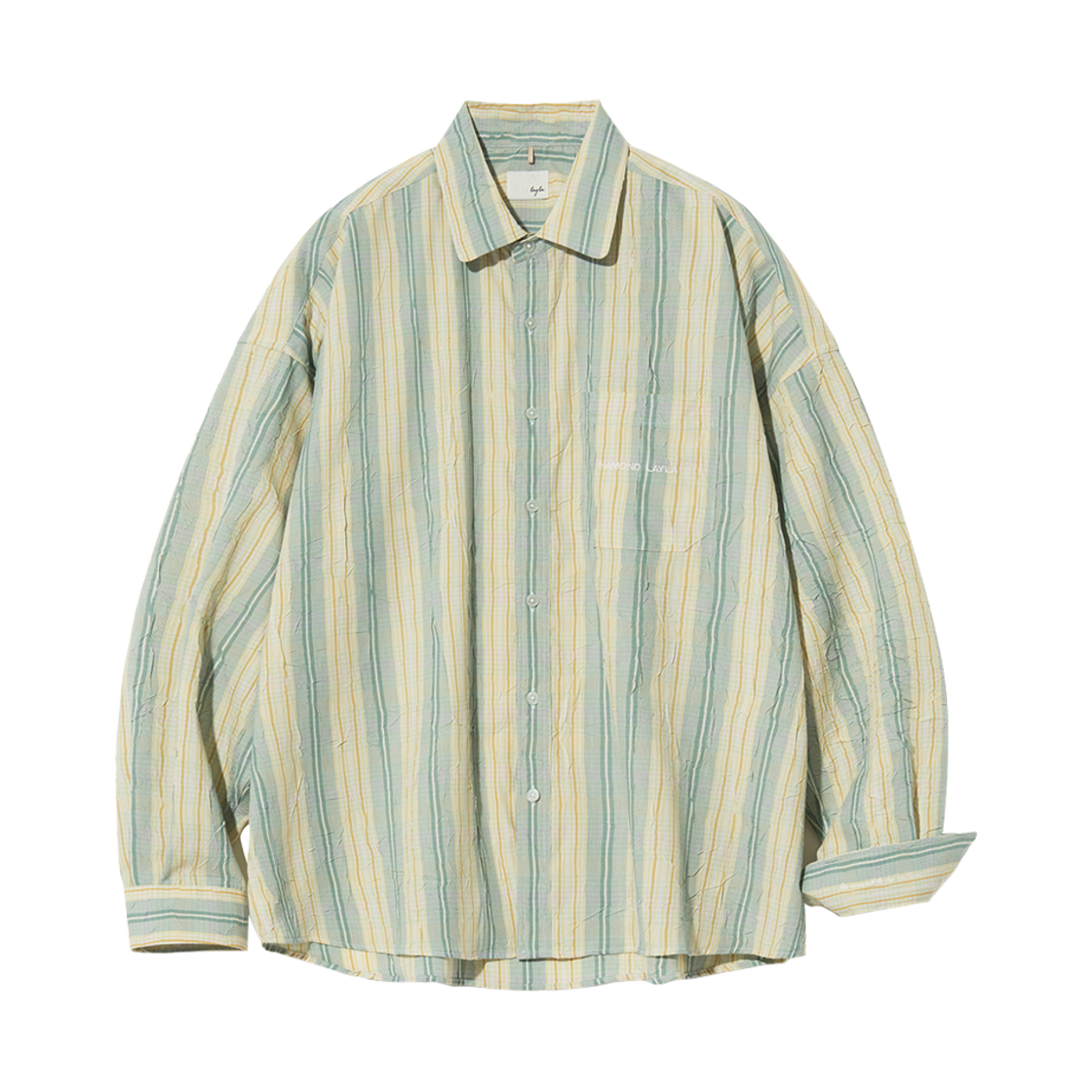 다이아몬드 레이라 폰드 체크 앤 스트라이프 셔츠 S152(Diamond Layla Pond Check & Stripe Shirt S152)