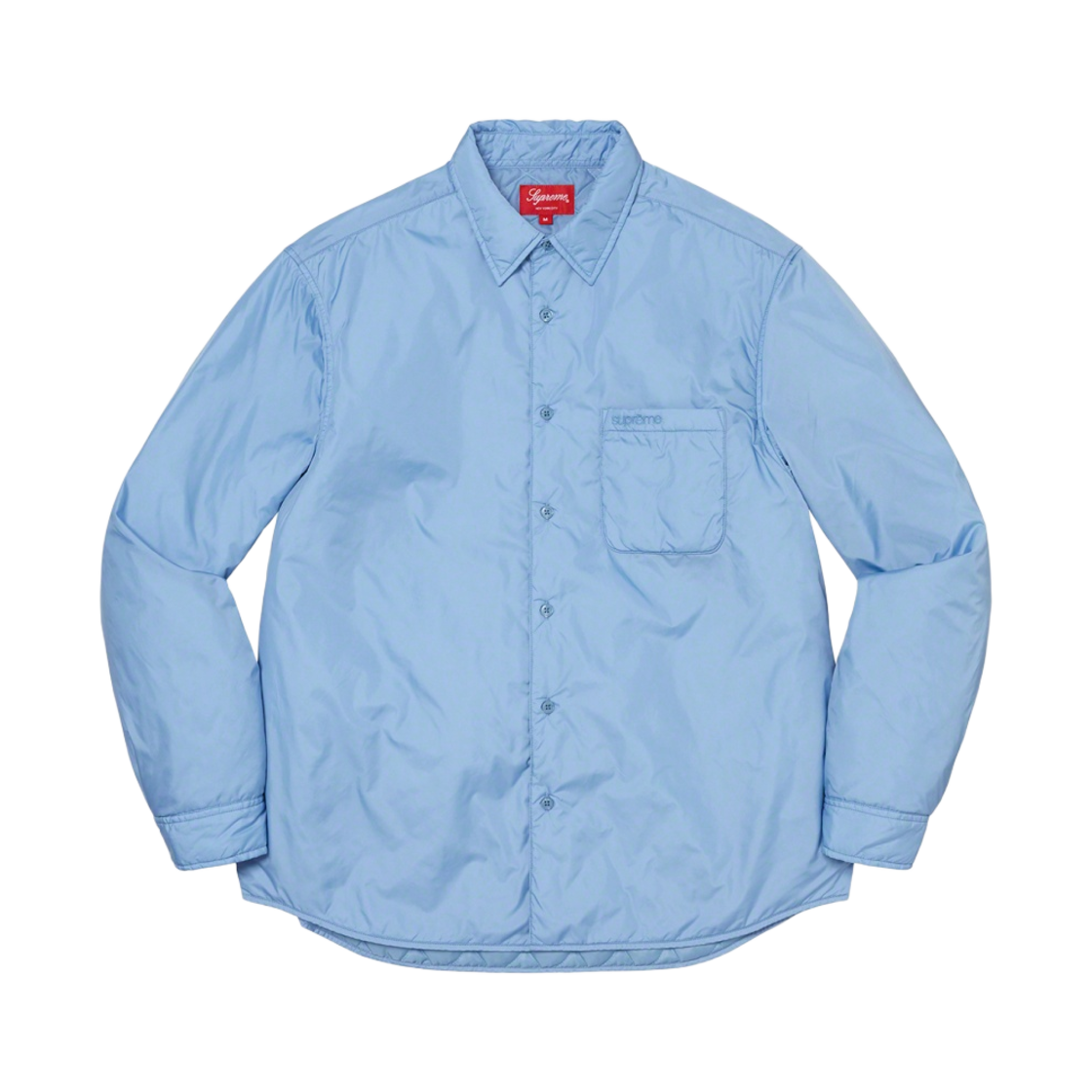 슈프림 나일론 필드 셔츠 슬레이트 블루 - 22FW(Supreme Nylon Filled Shirt Slate Blue - 22FW) - 1