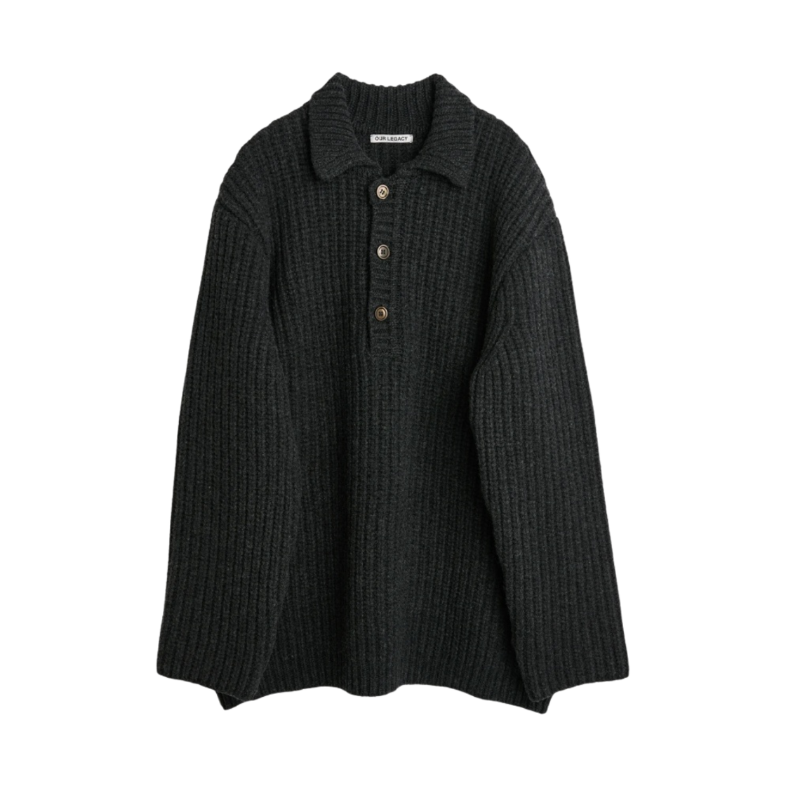 M4223BPGM Our Legacy Big Piquet Chunky Wool Wolf Grey