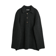 Our Legacy Big Piquet Chunky Wool Wolf Grey