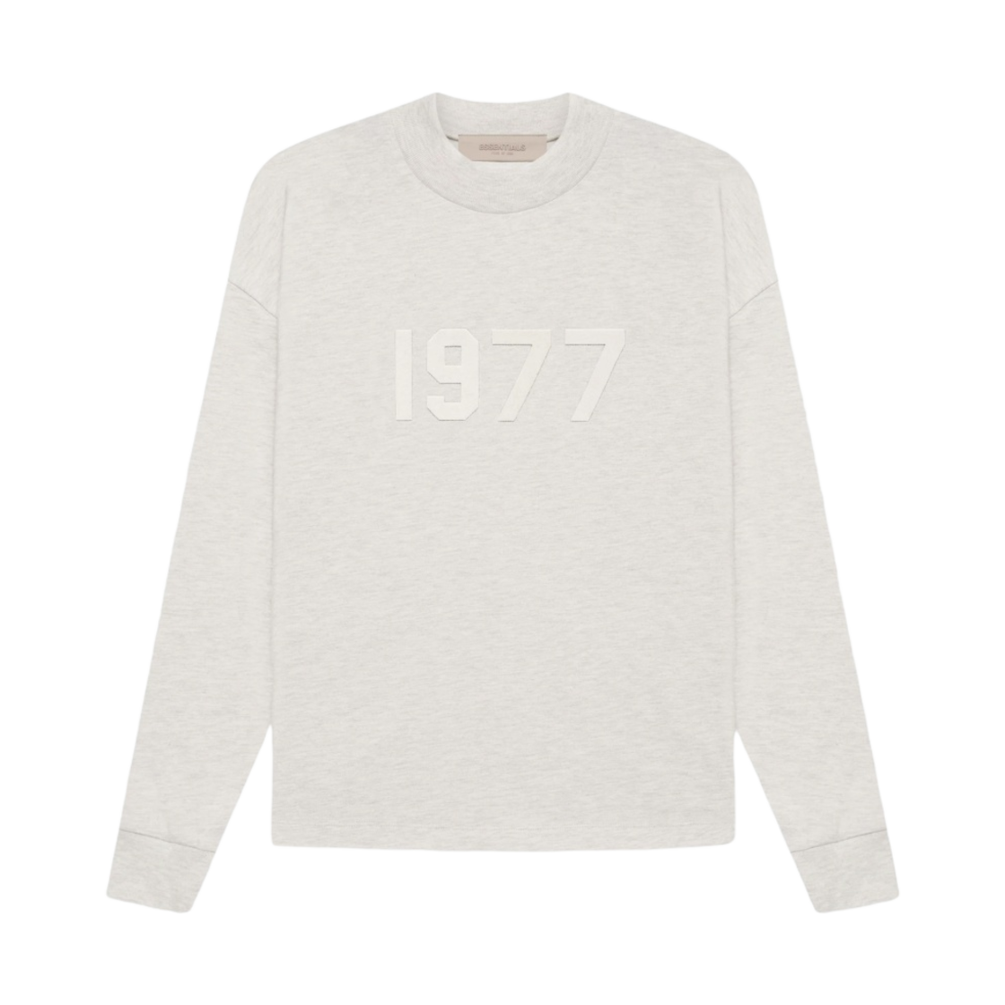 에센셜 1977 롱슬리브 티셔츠 라이트 오트밀 - 22SS
