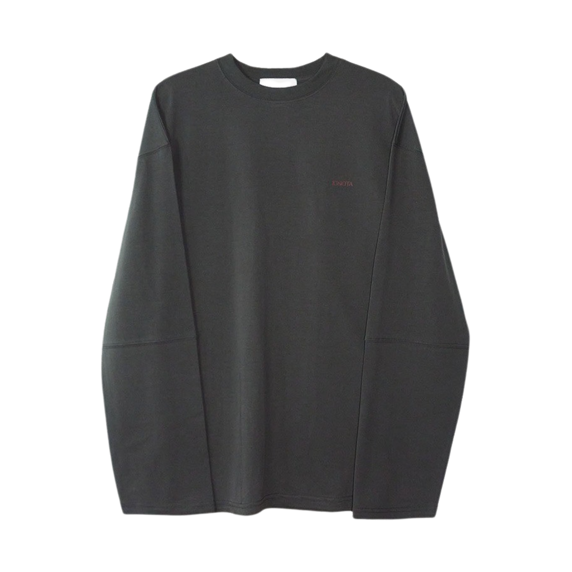 이그노타 코어:6 타입.3 콜럼 롱 슬리브 티셔츠 차콜(Ignota Core:6 Type.3 Column Long Sleeve T-Shirt Charcoal) - 1