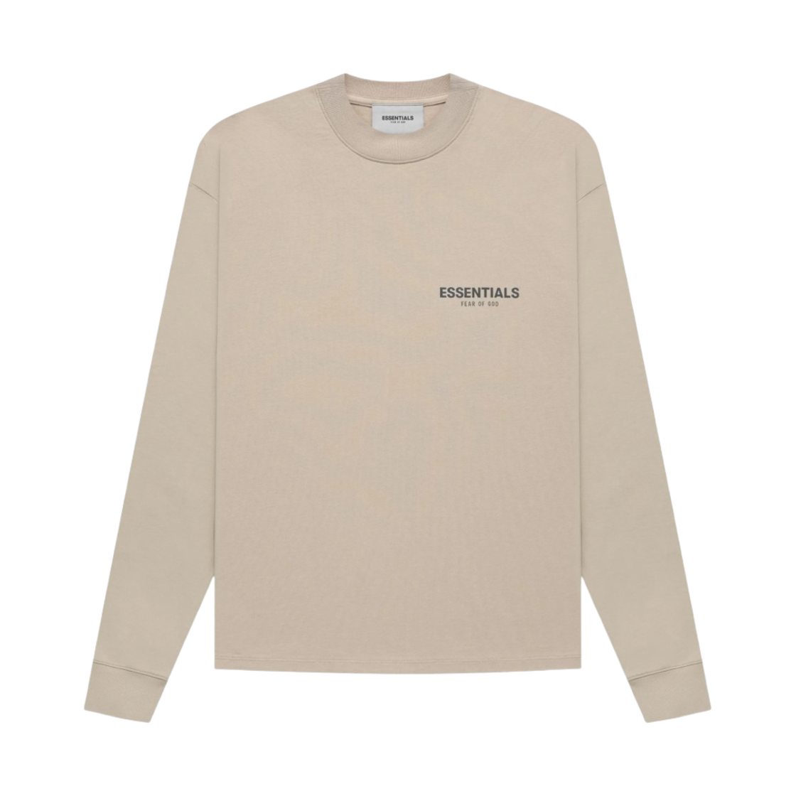 에센셜 코어 컬렉션 롱슬리브 티셔츠 탄