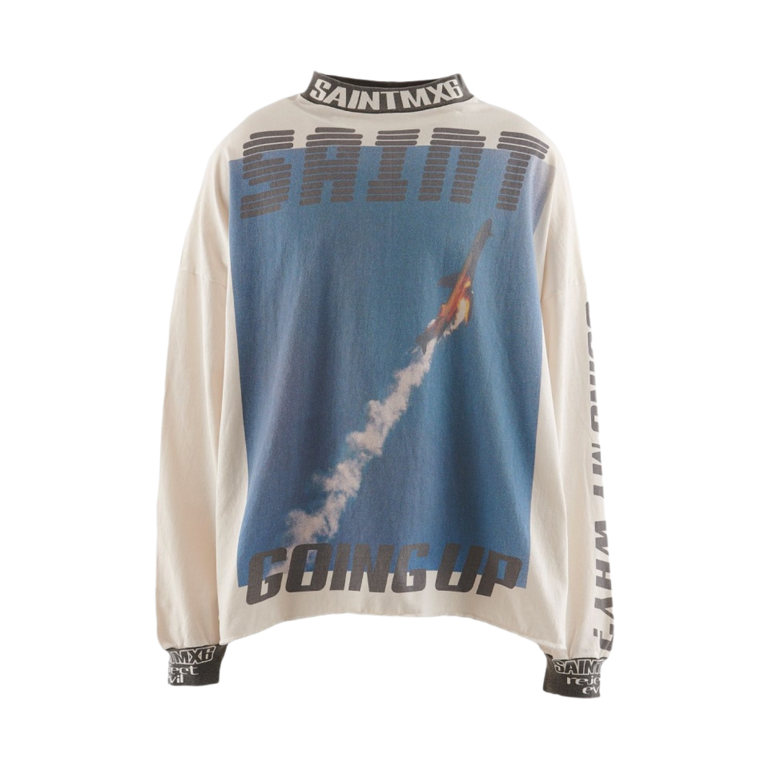 세인트 마이클 고잉 롱슬리브 티셔츠 화이트 - 23AW