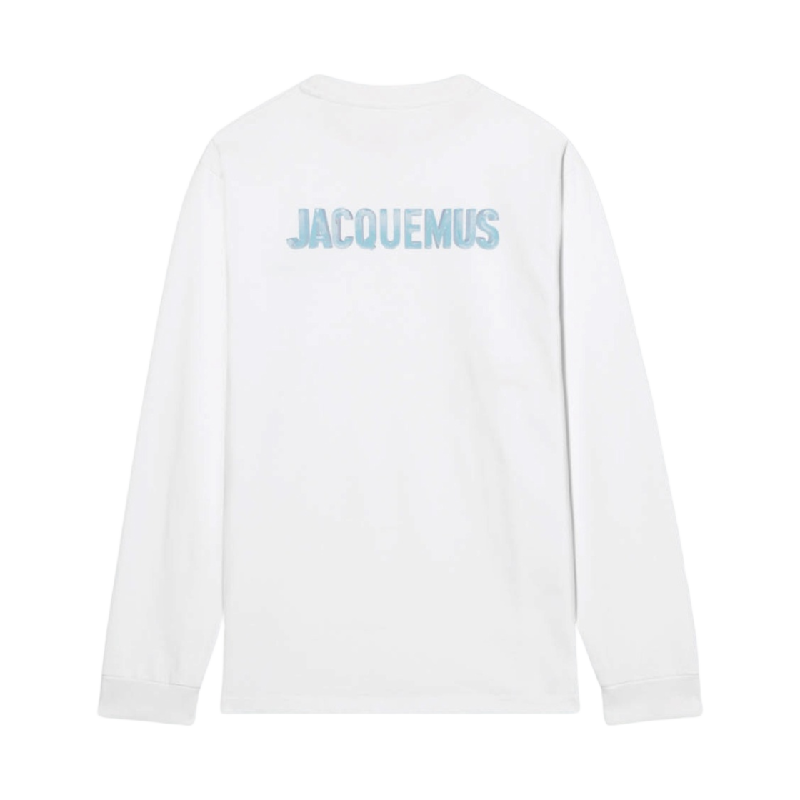 자크뮈스 르 티셔츠 젤로 프린트 아이스 롱슬리브 티셔츠 화이트(Jacquemus Le T-Shirt Gelo Print Ice Long Sleeve T-Shirt Print Ice White)