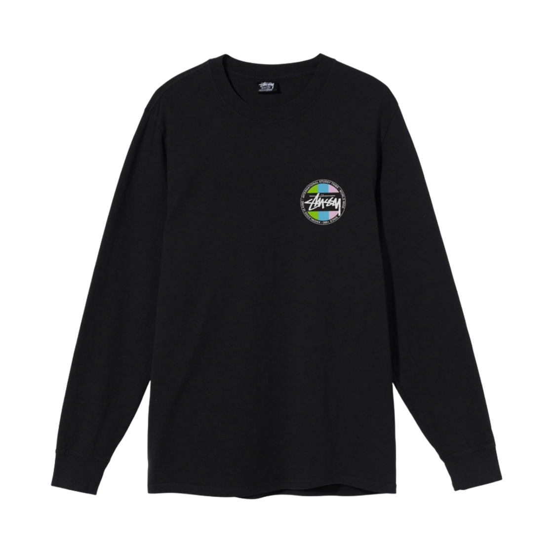 스투시 클래식 닷 다이드 롱슬리브 티셔츠 블랙(Stussy Classic Dot Dyed LS T-Shirt Black) - 2
