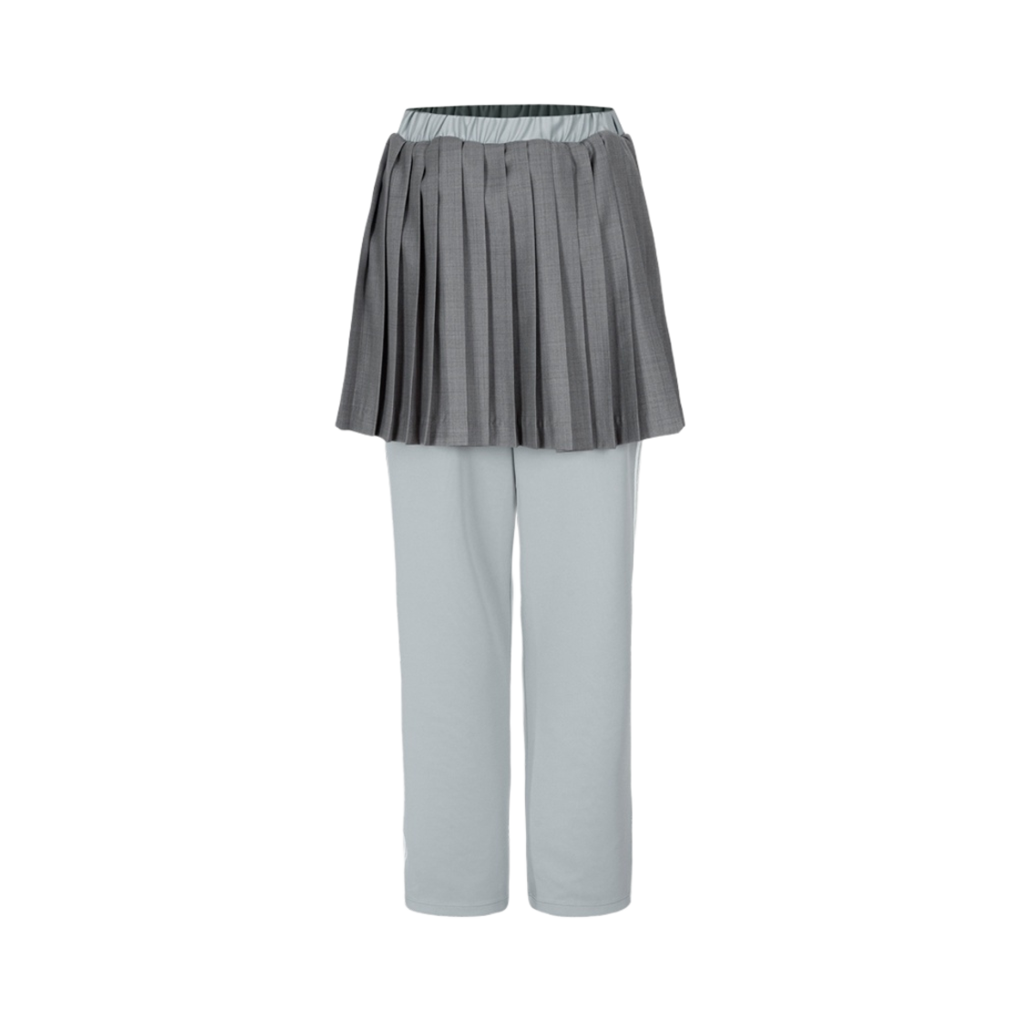 (W) 라즈베리파이 스커트 저지 팬츠 그레이((W) Raspberrypie Skirt Jersey Pants Gray)
