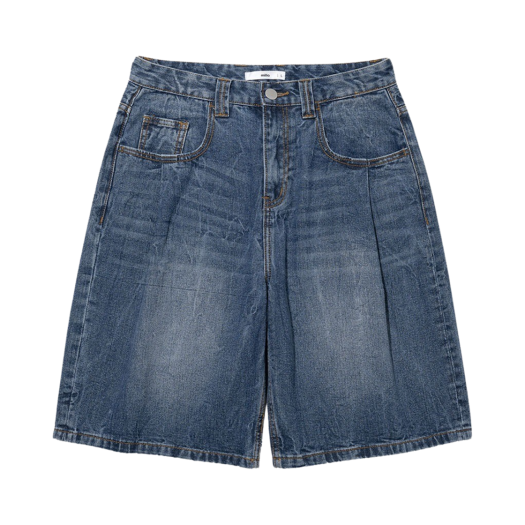 ML196MBU Millo Archive Denim Bermuda Pants Mid Blue