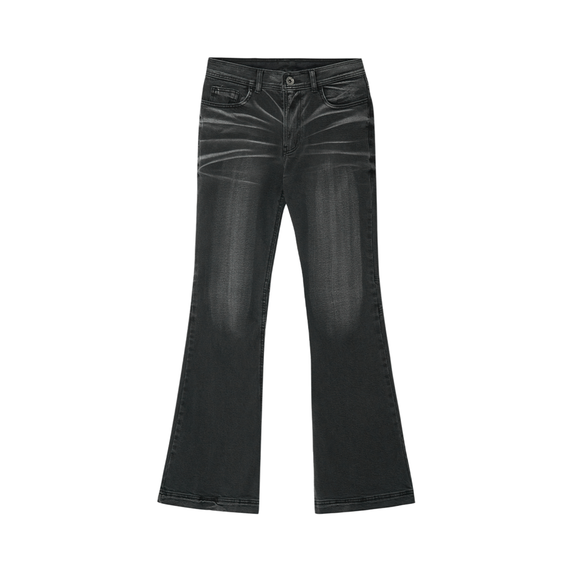 비엘알 엠보스드 웨이브 워싱 부츠컷 데님 팬츠 그레이(W)((W) BLR Embossed Wave Washing Boots Cut Denim Pants Grey)