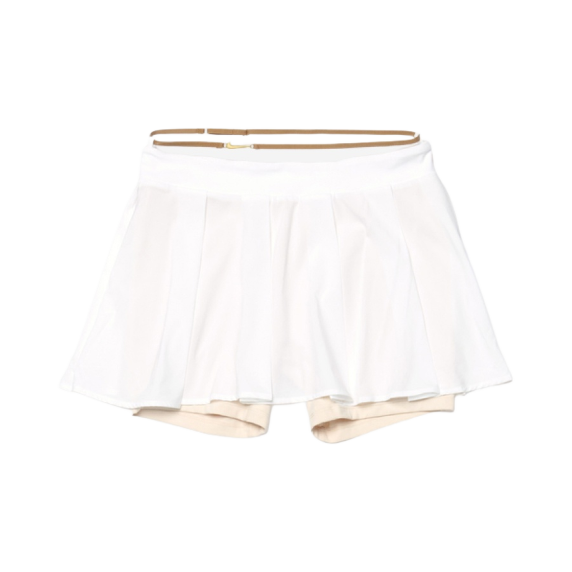 (W) 나이키 x 자크뮈스 NRG 플리티드 미니 스커트 화이트 - 아시아((W) Nike x Jacquemus NRG Pleated Mini Skirt White - Asia)