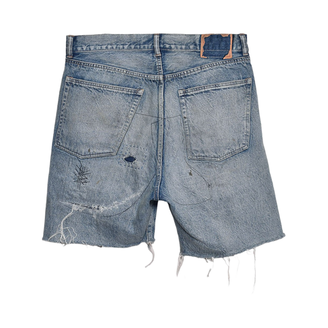 세인트 마이클 세인트 데님 쇼츠 블루 - 24SS(Saint Mxxxxxx Saint Denim Shorts Blue - 24SS) - 2