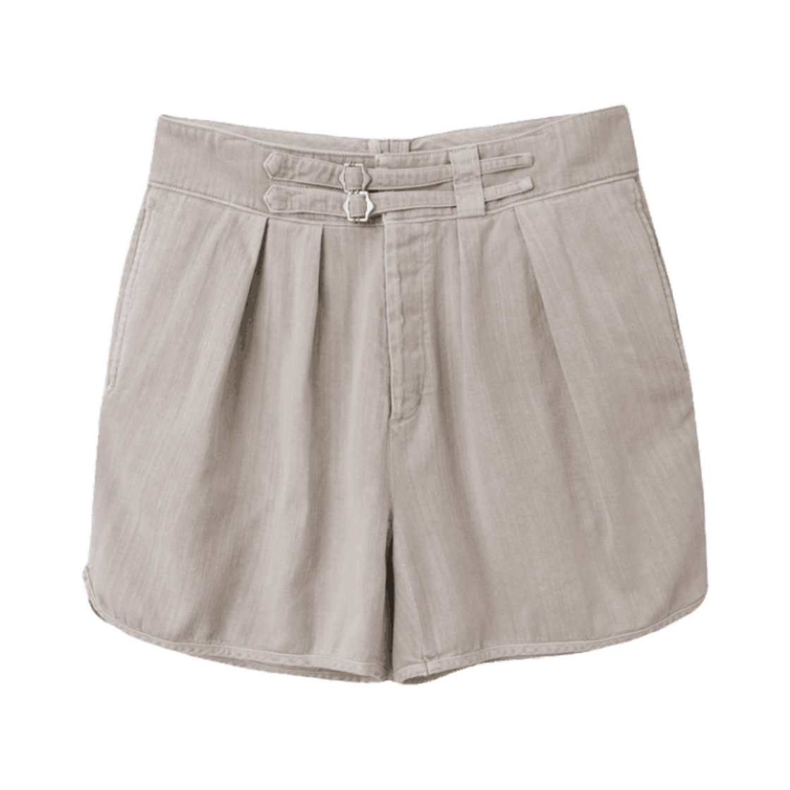 더 가이즈 폴라이트 노티스 쿠르카 쇼츠 (돌핀 스타일) 워시드 베이지(The Guys Polite Notice Gurkha Shorts(Feat. Dolphin Shorts) Washed Beige)