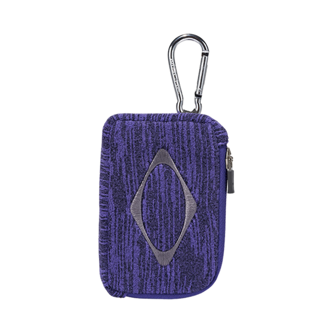 미스치프 롬버스 카라비너 미니 파우치 퍼플(Mischief Rhombus Carabiner Mini Pouch Purple)