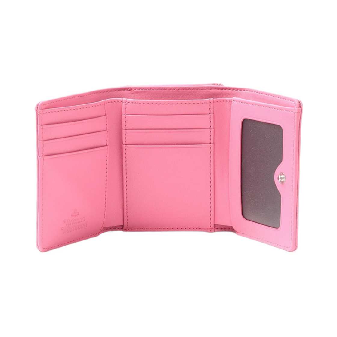 비비안 웨스트우드 샤이니 페이턴트 하트 카드 케이스 핑크(Vivienne Westwood Shiny Patent Heart Card Case Pink) - 2