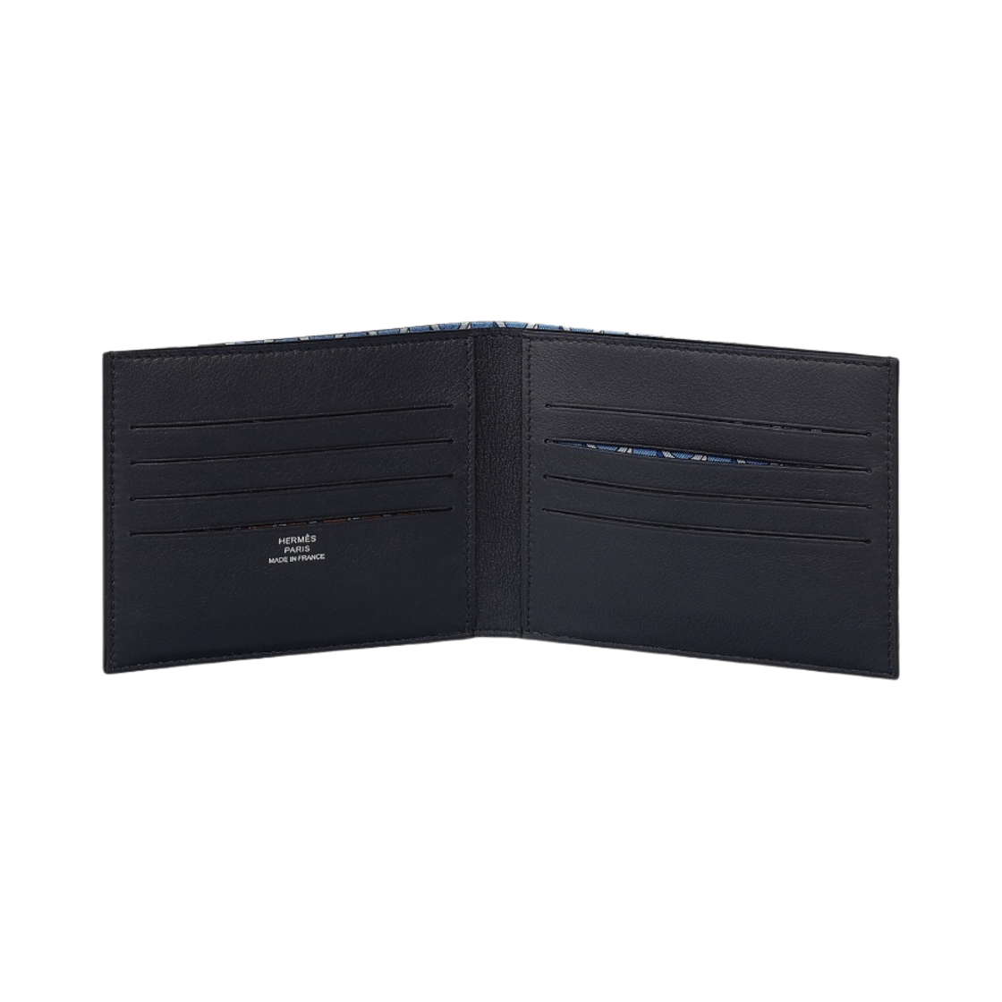 에르메스 시티즌 트윌 컴팩트 반지갑 스위프트 & 블루 인디고 오랑쥬 씨엘(Hermes Citizen Twill Compact Wallet Swift & Bleu Indigo Orange Ciel) - 2