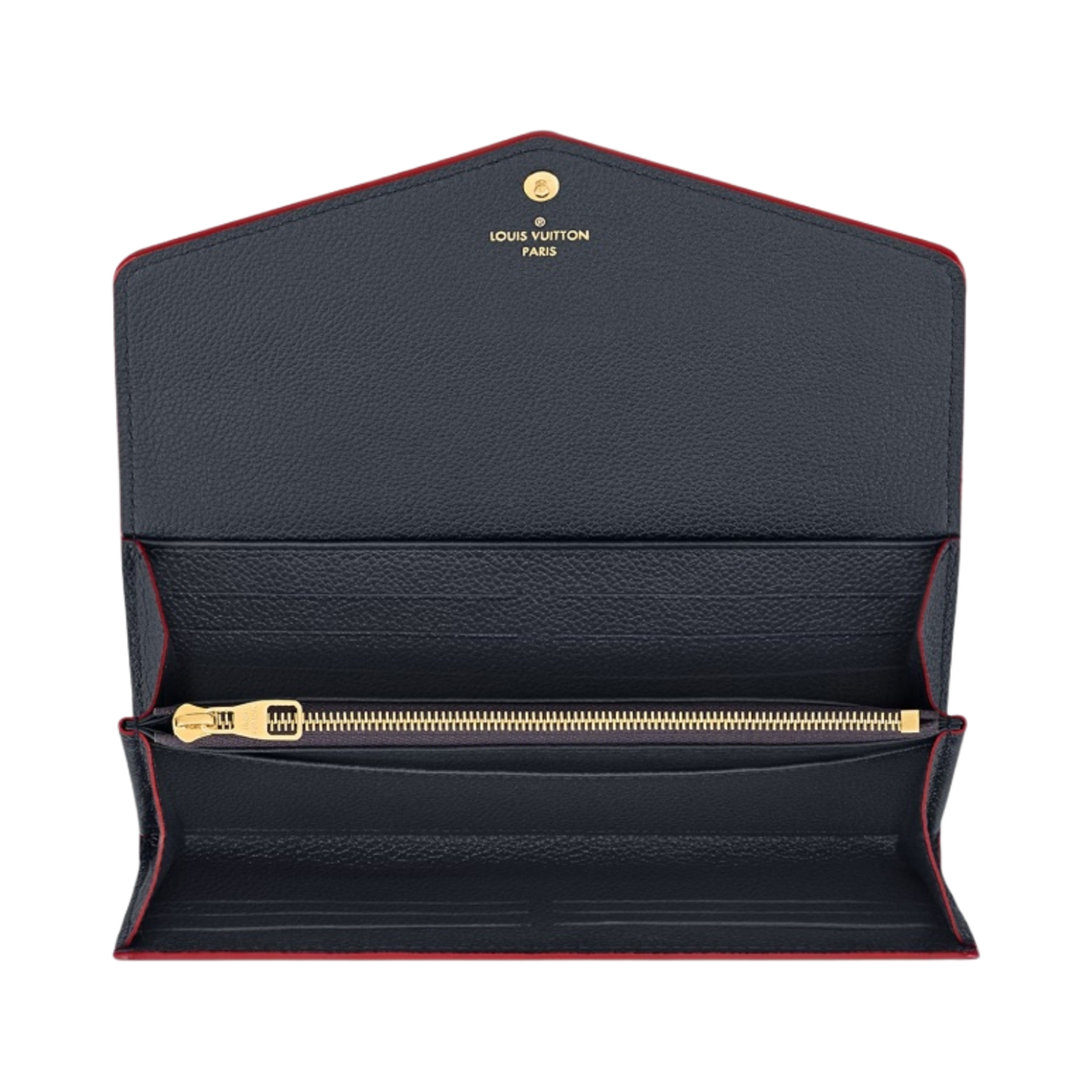 루이비통 사라 월렛 모노그램 앙프렝뜨 레더 네이비 레드(Louis Vuitton Sarah Wallet Monogram Empreinte Leather Navy Red) - 2