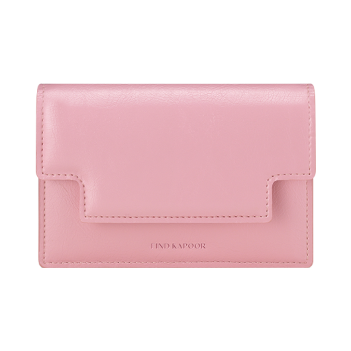 1150005 FINDKAPOOR Marty Card Wallet Crinkled Pink