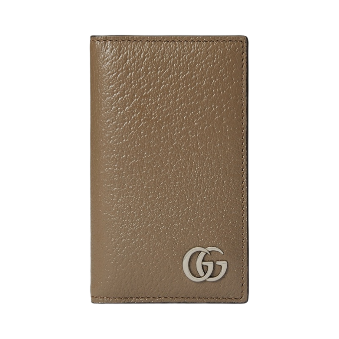 구찌 GG 마몽 카드 케이스 토프 레더(Gucci GG Marmont Card Case Taupe Leather) - 1