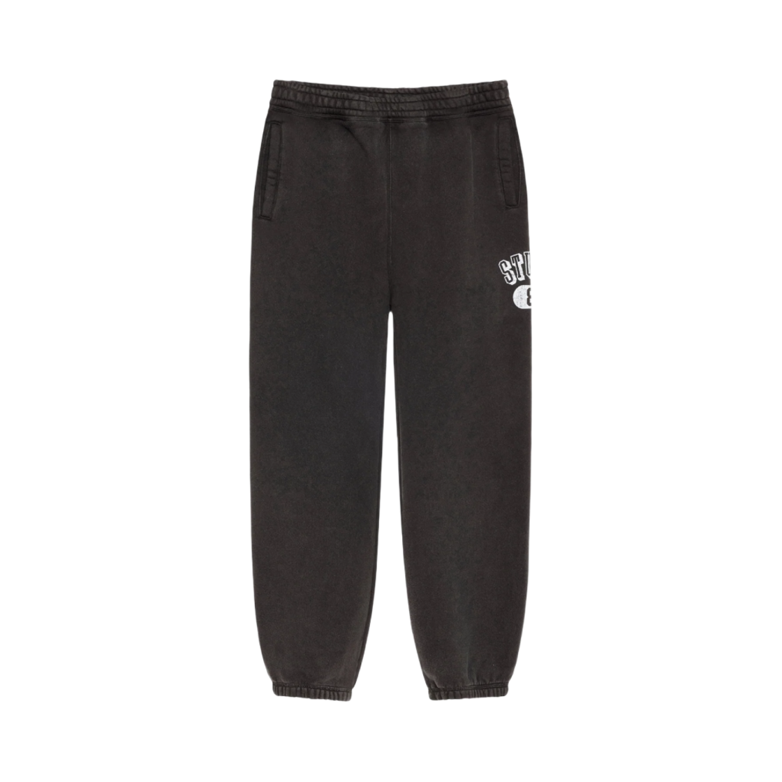 스투시 80 플리스 팬츠 워시드 블랙(Stussy 80 Fleece Pants Washed Black) - 1