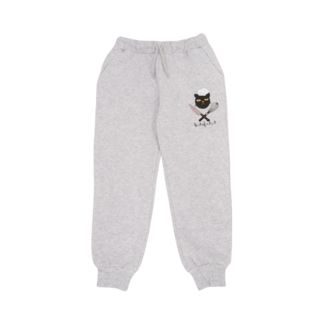 (키즈) 미니 로디니 기모 로고 스웨트팬츠 그레이 멜란지((Kids) Mini Rodini Kimono Logo Sweatpants Grey Melange)